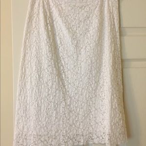 Banana Republic lace pencil skirt